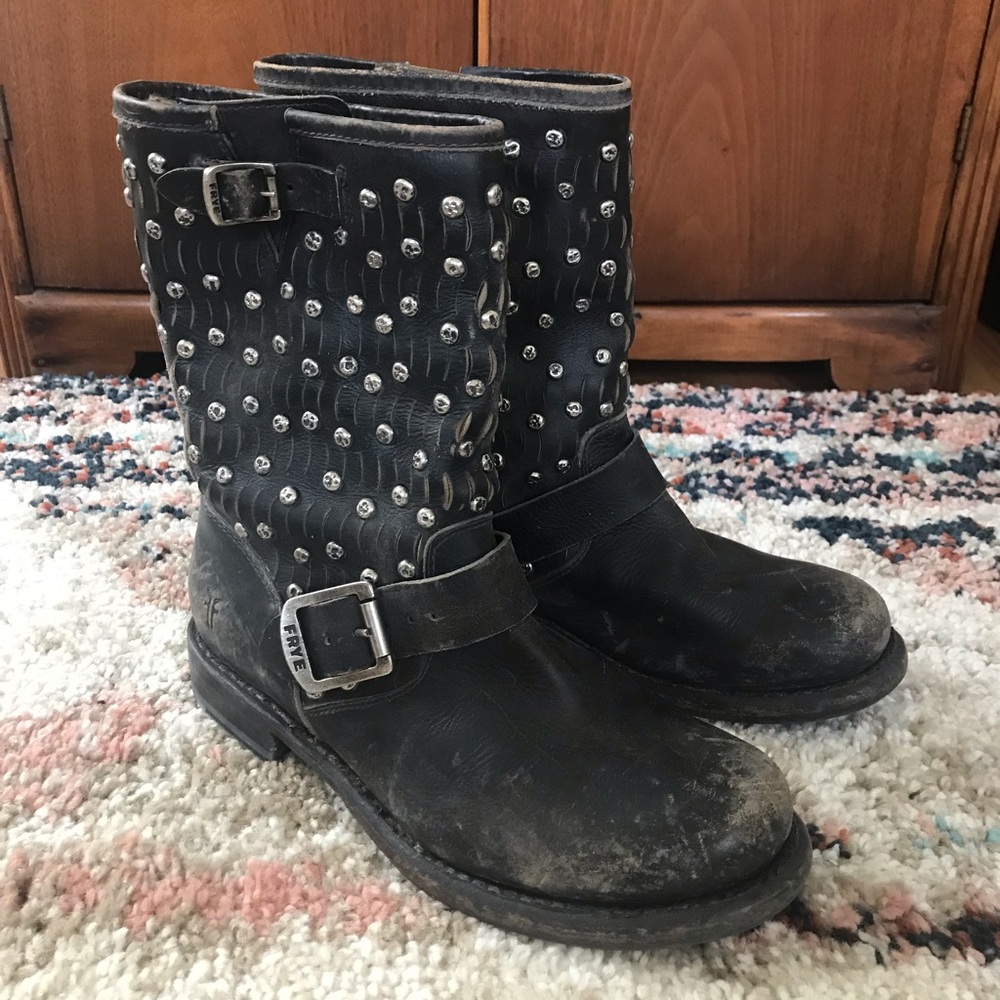 Frye Jenna Disc Short Boots Never Worn
